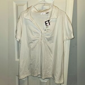 NWT extra touch short sleeve top